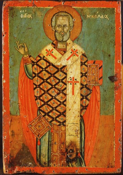 Saint Nicholas by Greek School